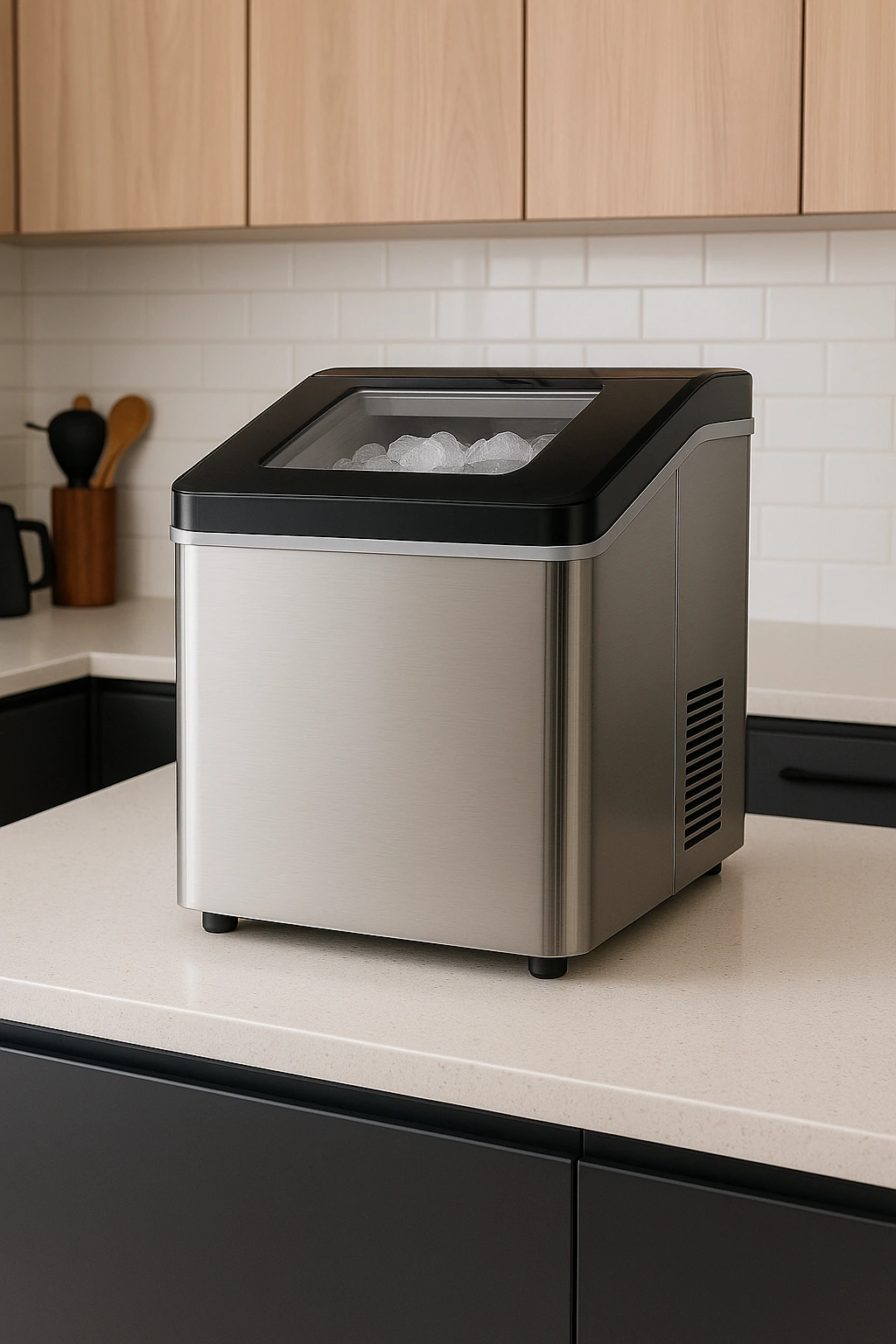 kostkarka do lodu wizualizacja